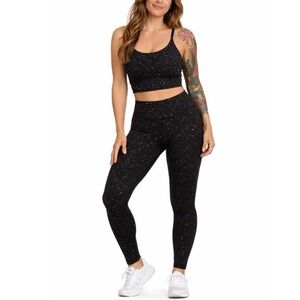 Born Primitive Women's Black Crossback Radiance Sports Bra Size S NWT